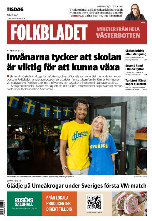 Folkbladet (Västerbotten) (SE) 16.6.2026