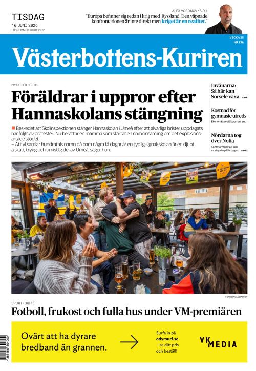 Västerbottens-Kuriren (SE) 16.6.2026