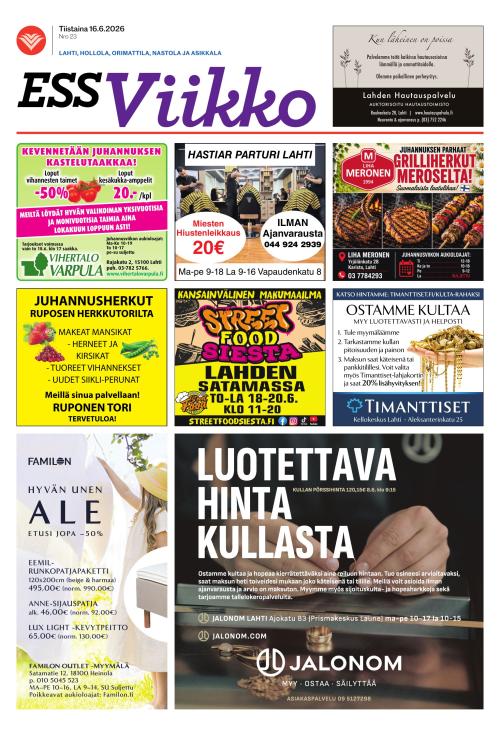 ESS Viikko 16.6.2026