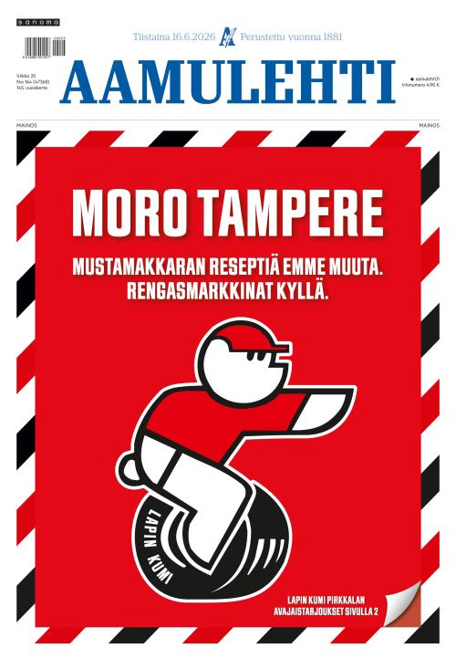 Aamulehti 16.6.2026