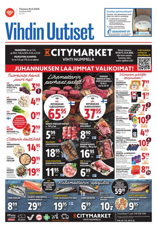 Vihdin uutiset 16.6.2026