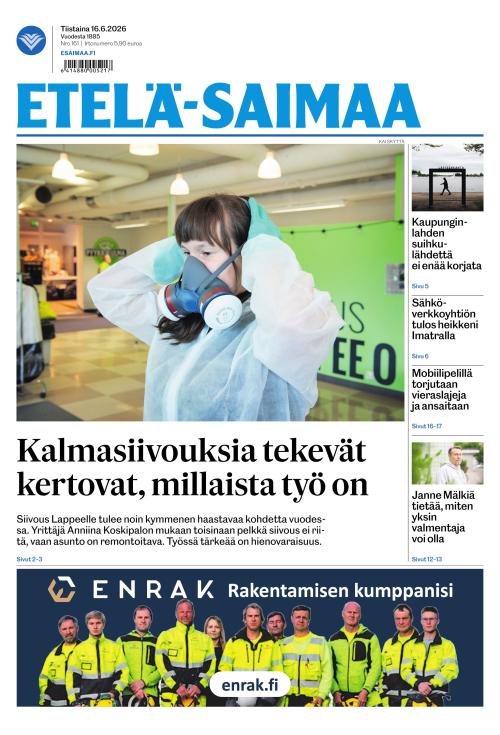 Etelä-Saimaa 16.6.2026