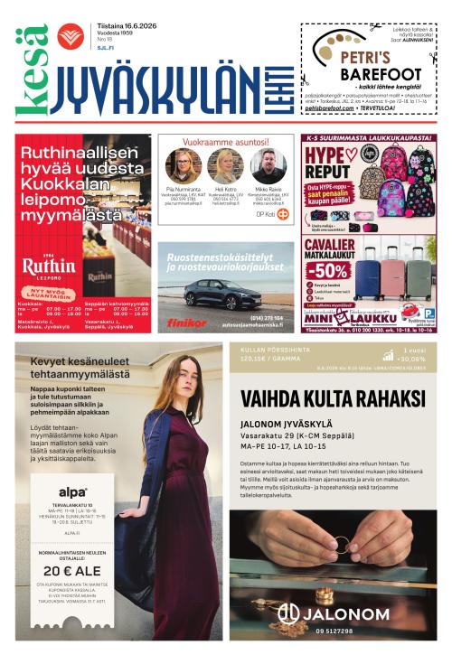 Suur-Jyväskylän Lehti 16.6.2026