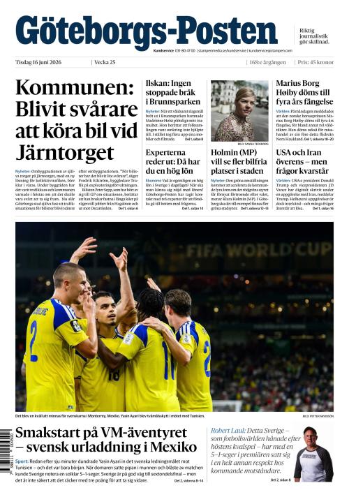 Göteborgs-Posten 16.6.2026