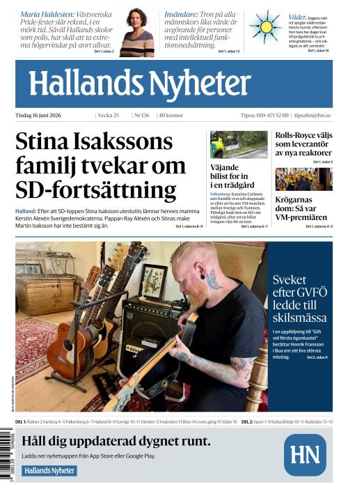 Hallands Nyheter 16.6.2026