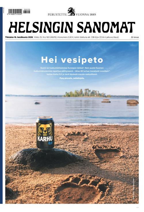 Helsingin Sanomat 16.6.2026