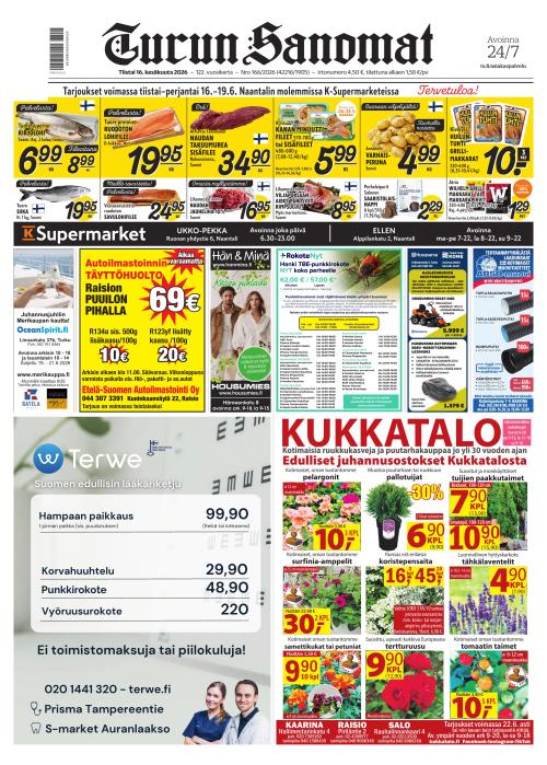 Turun Sanomat 16.6.2026