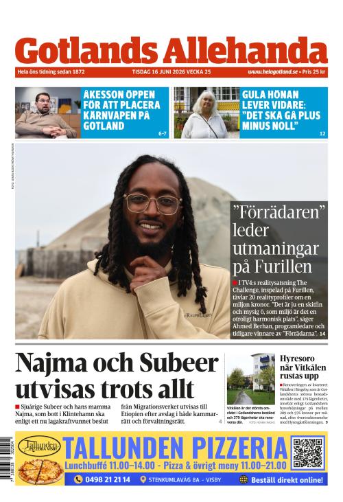 Gotlands Allehanda 16.6.2026
