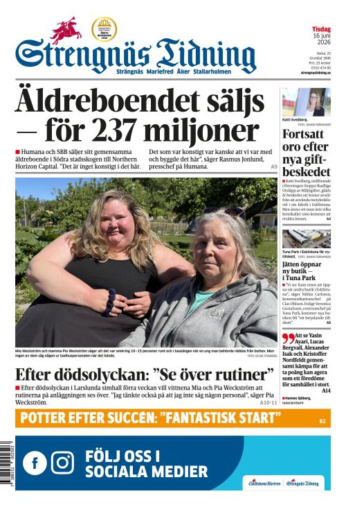 Strengnäs Tidning 16.6.2026