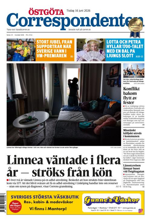 Östgöta Correspondenten 16.6.2026