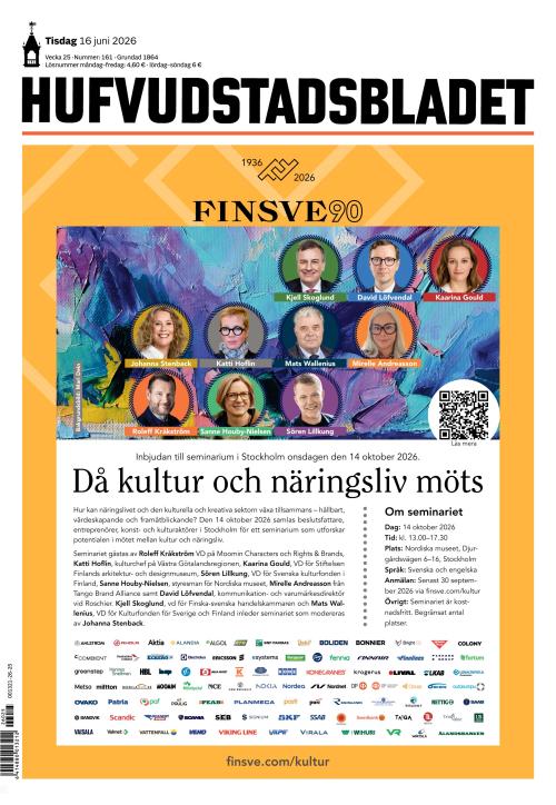 Hufvudstadsbladet 16.6.2026