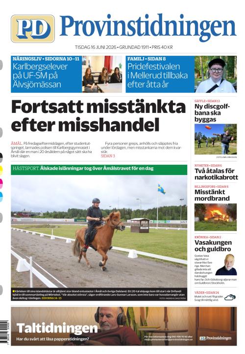 Provinstidningen Dalsland 16.6.2026