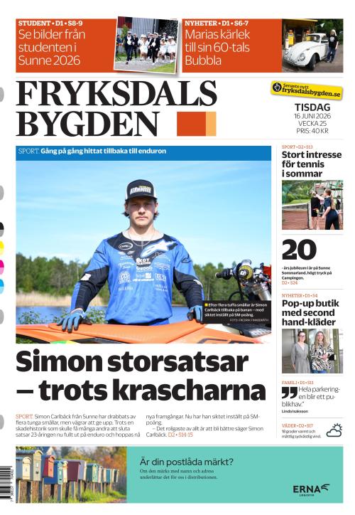 Fryksdals-Bygden 16.6.2026