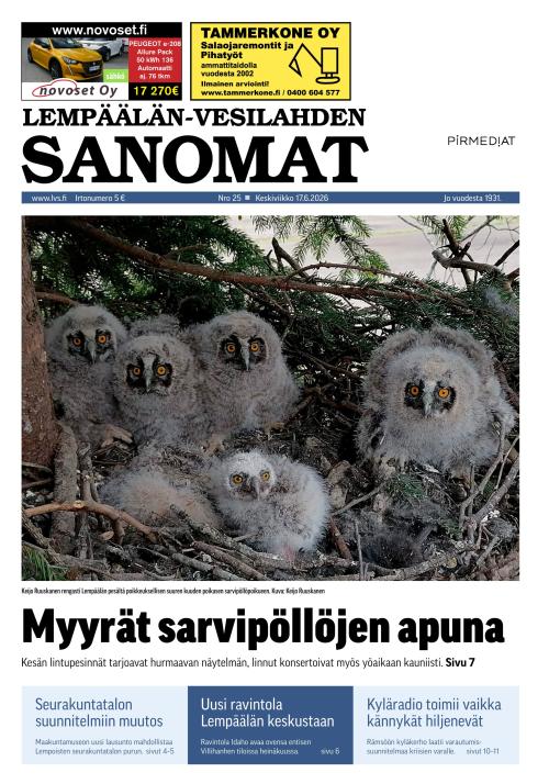 Lempäälän-Vesilahden Sanomat 17.6.2026