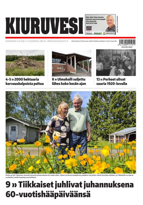 Kiuruvesi-lehti 17.6.2026