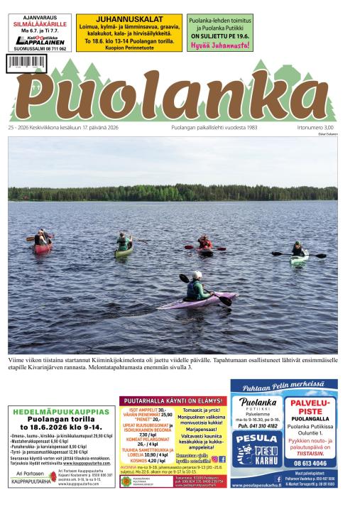 Puolanka-lehti 17.6.2026