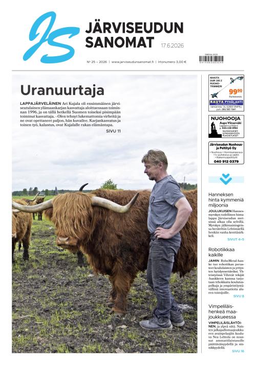 Järviseudun Sanomat 17.6.2026