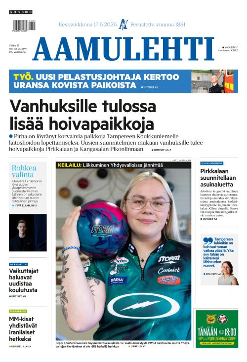 Aamulehti 17.6.2026