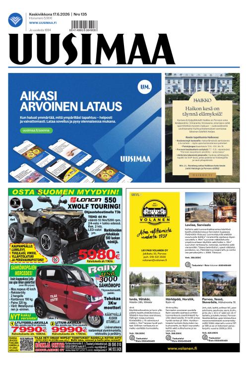 Uusimaa 17.6.2026