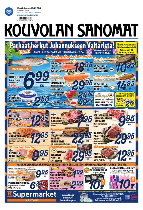 Kouvolan Sanomat 17.6.2026