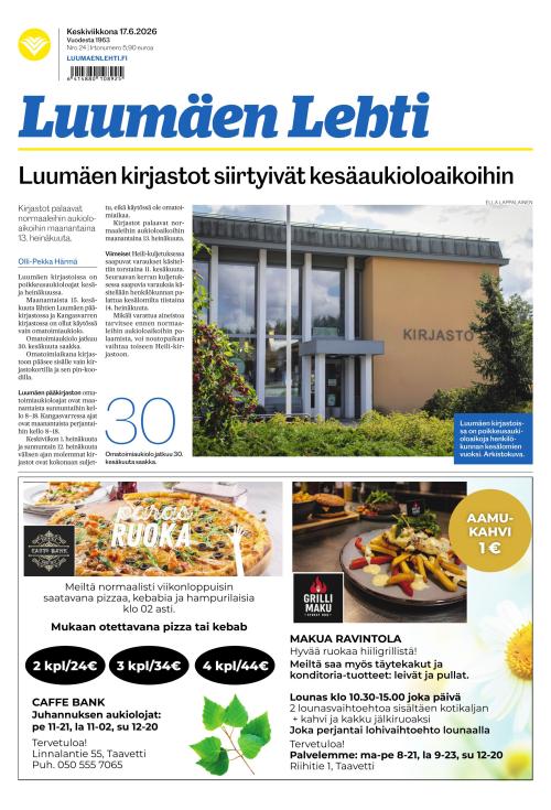 Luumäen Lehti 17.6.2026