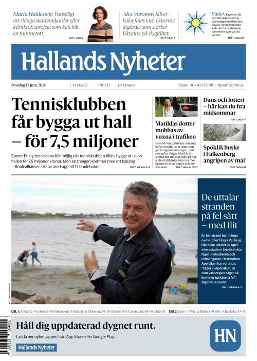 Hallands Nyheter 17.6.2026