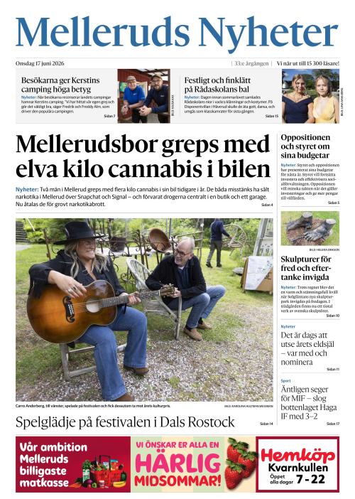 Melleruds nyheter 17.6.2026