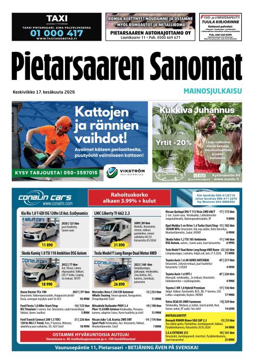 Pietarsaaren Sanomat 17.6.2026