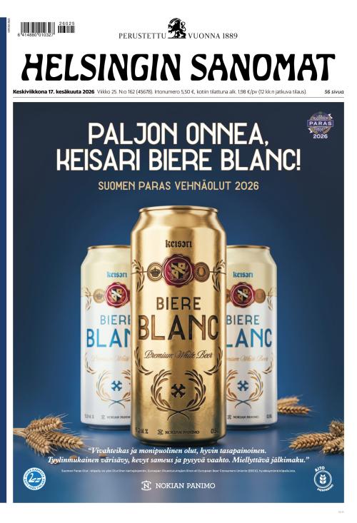 Helsingin Sanomat 17.6.2026