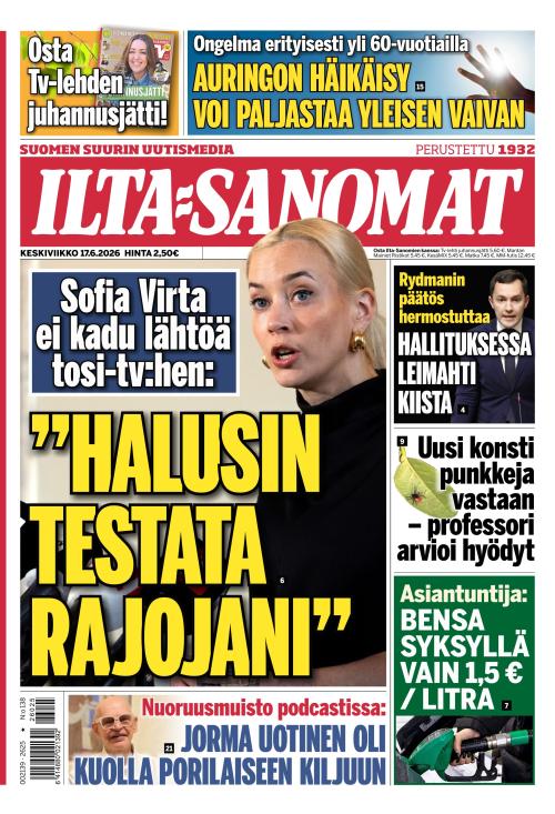 Ilta-Sanomat 17.6.2026