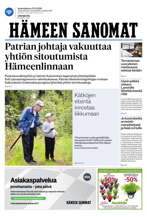 Hämeen Sanomat 17.6.2026