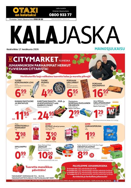 Kalajokilaakso ja Kalajaska 17.6.2026
