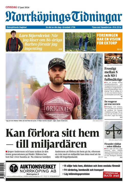 Norrköpings Tidningar 17.6.2026