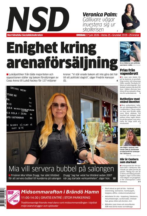 Norrländska Socialdemokraten 17.6.2026