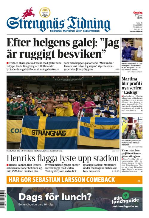 Strengnäs Tidning 17.6.2026