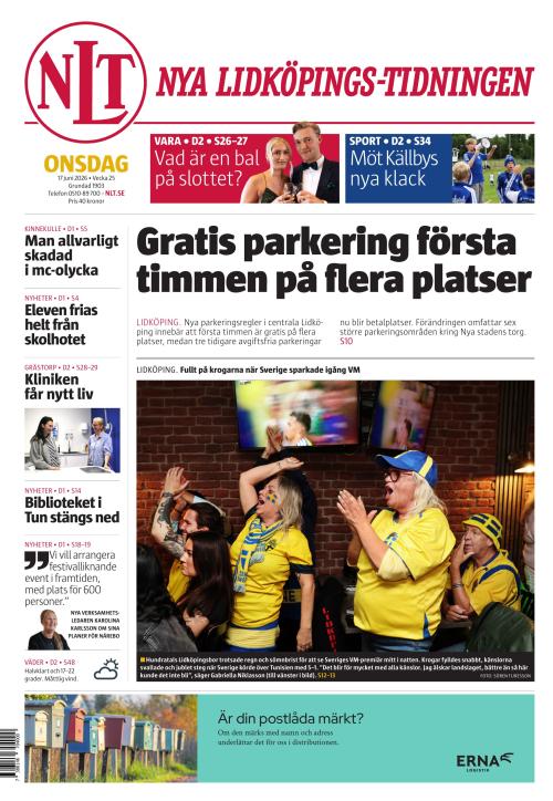Nya Lidköpings-Tidningen 17.6.2026