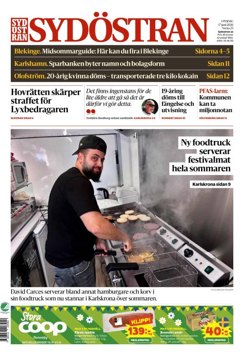Sydöstran 17.6.2026