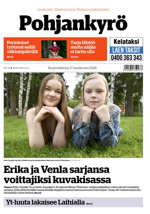 Pohjankyrö-lehti 17.6.2026
