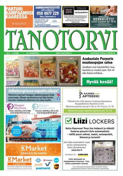 Tanotorvi-lehti 05/2026