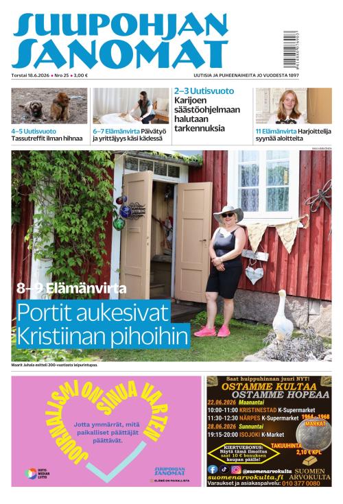 Suupohjan Sanomat 18.6.2026