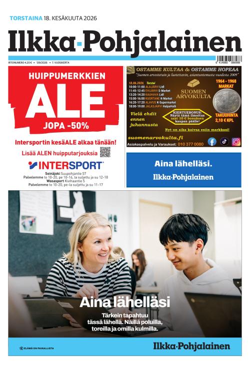 Ilkka-Pohjalainen 18.6.2026