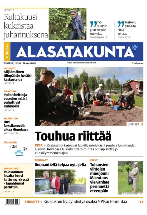 Alasatakunta 18.6.2026