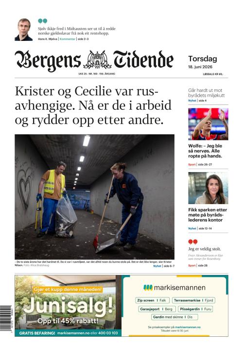 Bergens Tidende 18.6.2026