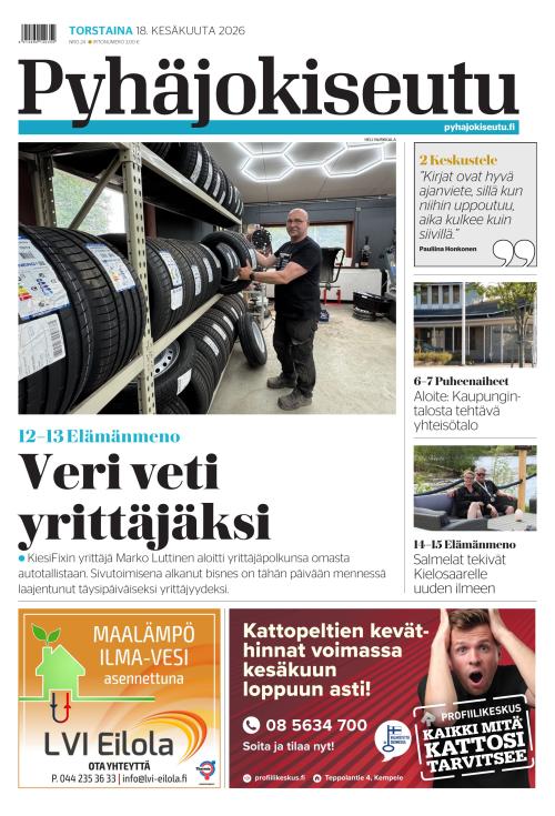 Pyhäjokiseutu 18.6.2026