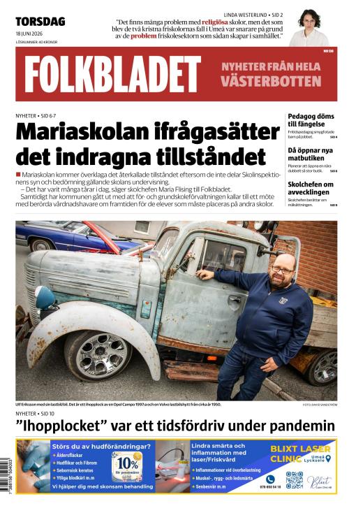 Folkbladet (Västerbotten) (SE) 18.6.2026