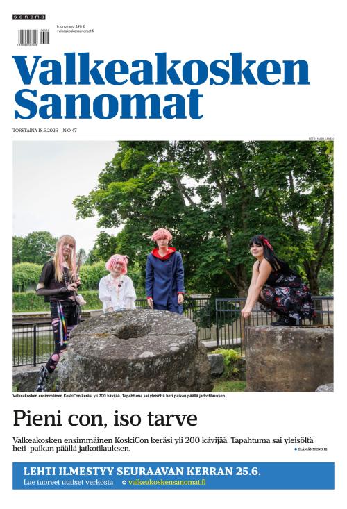 Valkeakosken Sanomat 18.6.2026
