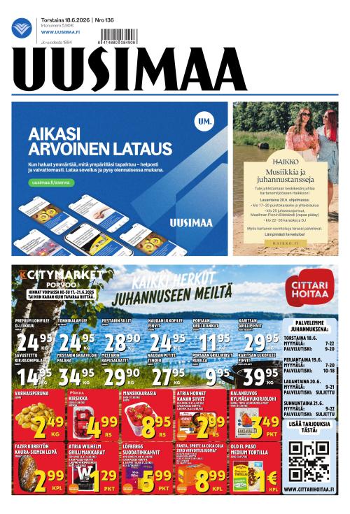 Uusimaa 18.6.2026