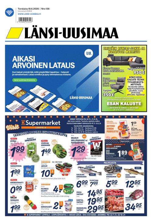 Länsi-Uusimaa 18.6.2026