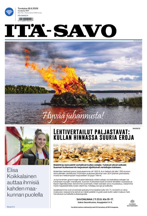 Itä-Savo 18.6.2026