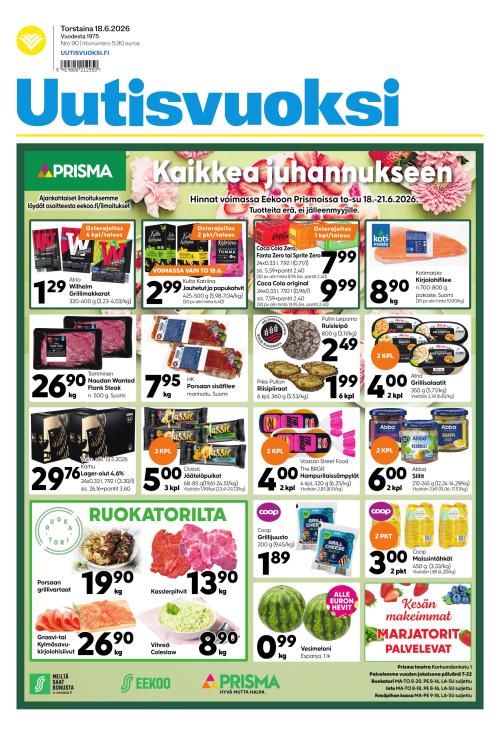 Uutisvuoksi 18.6.2026
